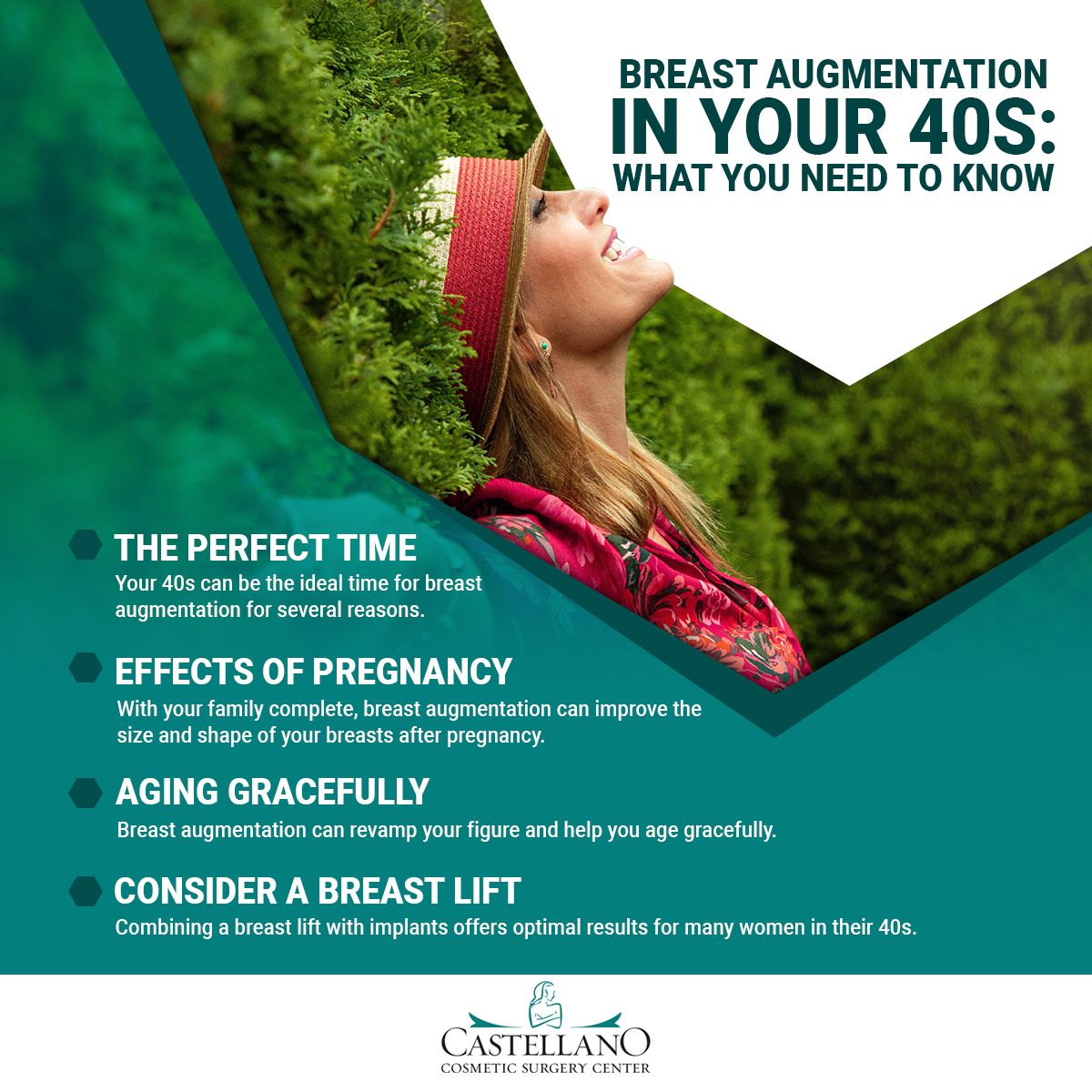 Breast Augmentation In Your 40s: What You Need To Know [Infographic]