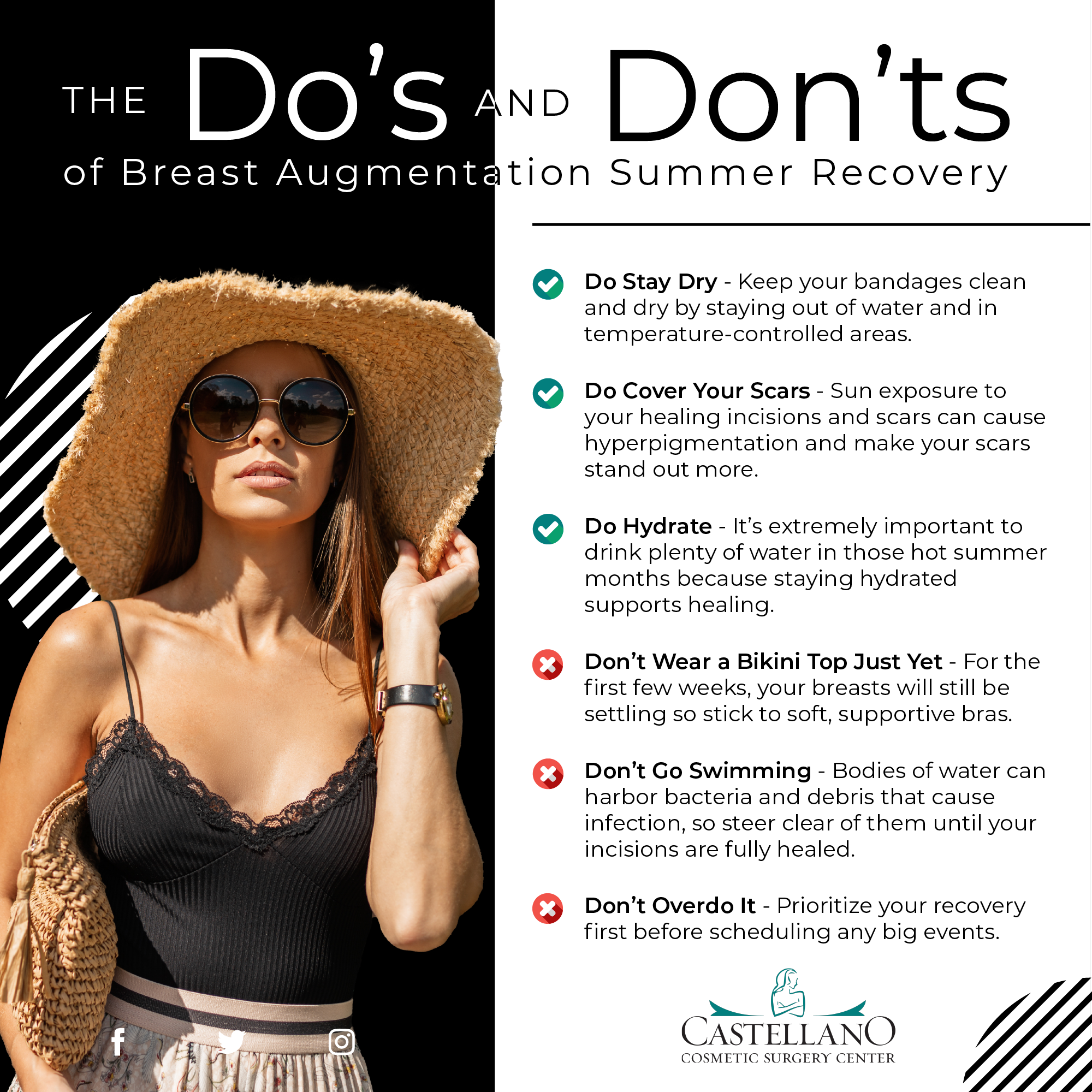 The Do's and Don'ts of Breast Augmentation Summer Recovery